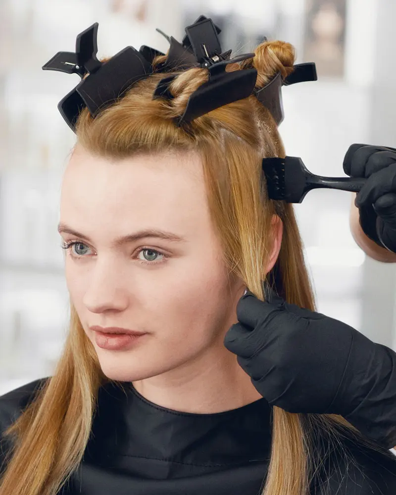 Smooth shiny hair after Kerasilk keratin treatment at New You Clinic